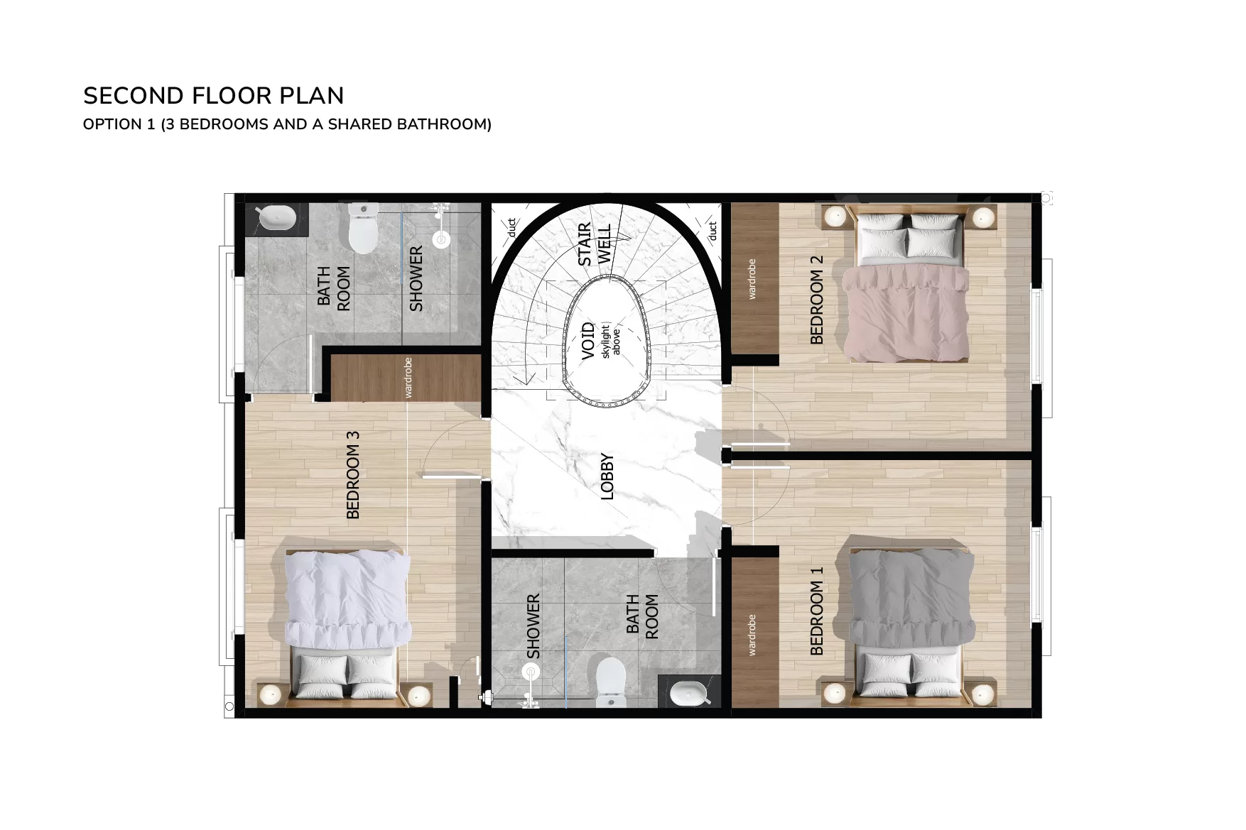 Silver Hill Extended second floor, 3-bed option